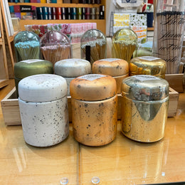 Mountain Fire Glass Candle - Ginger Patchouli
