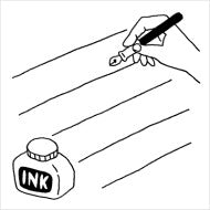 Midori Paintable Stamp Self Inking - Stationery