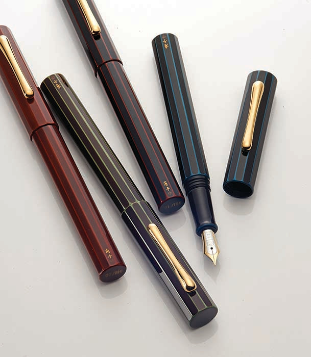 Taccia Kaku-Tate Urushi Lacquer Limited Edition Fountain Pen