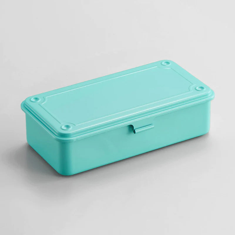 Toyo Steel Co. Japanese Stackable Steel Boxes - Summer Emerald