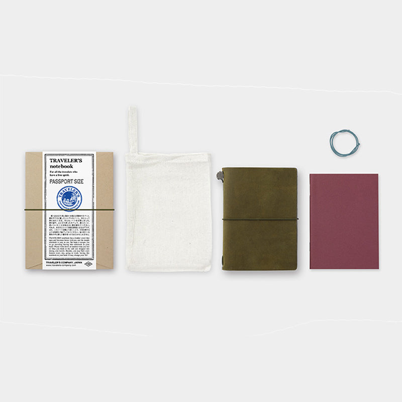 Traveler's Notebook Passport Size - Olive (new!)