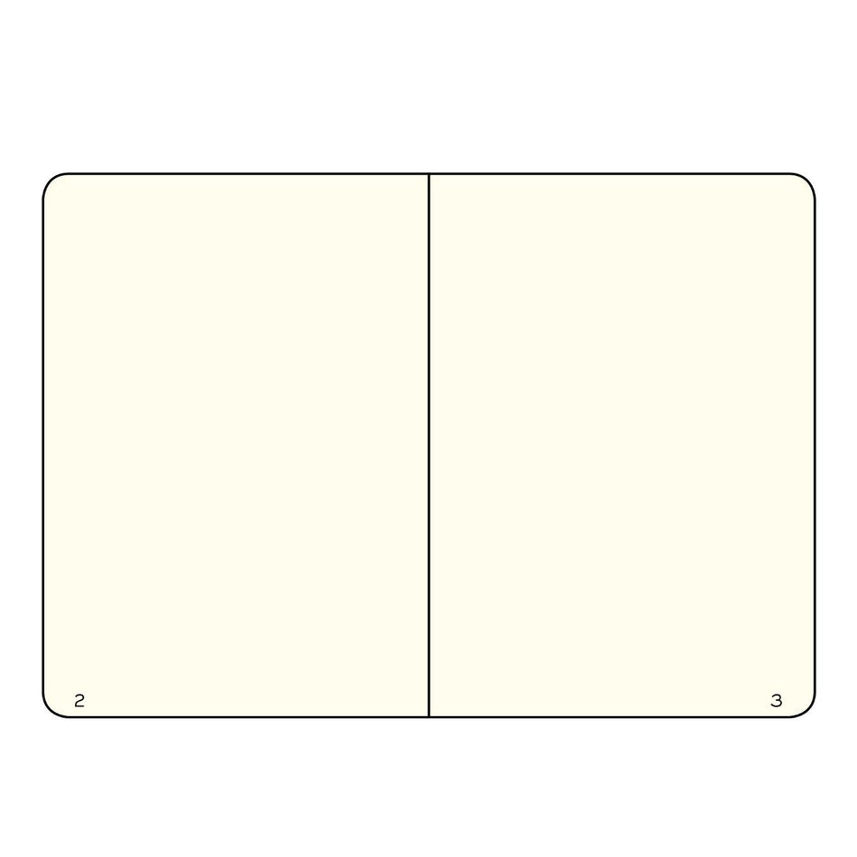 LEUCHTTURM1917 Hardcover Notebook Medium A5 Blank - Black