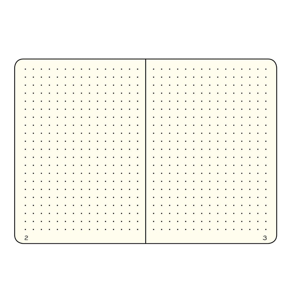 LEUCHTTURM1917 Hardcover Notebook Medium A5 251 pages Dotted  - Rising Sun